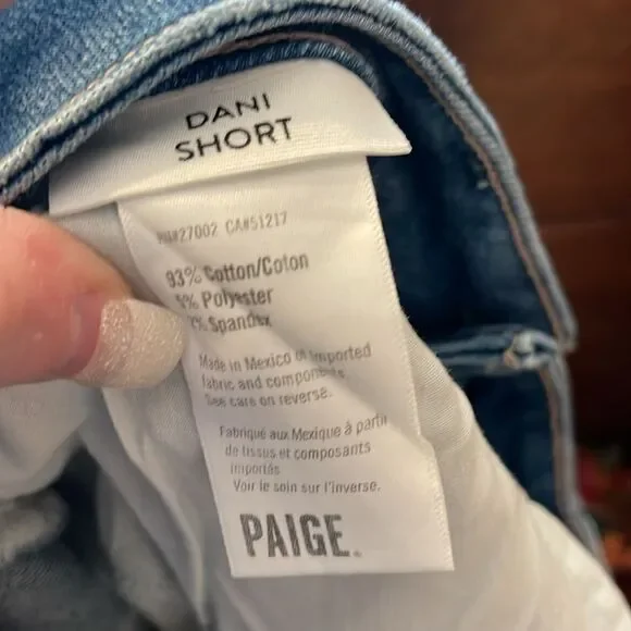 Paige DaniShort HighRise A-line short 31 NWOT - Picture 11 of 11